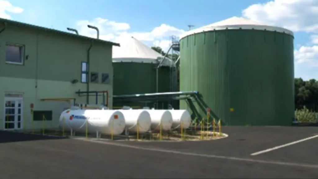 Projekt bioplynové stanice v Šenově