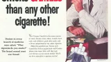 Reklamy na cigarety z padesátých let