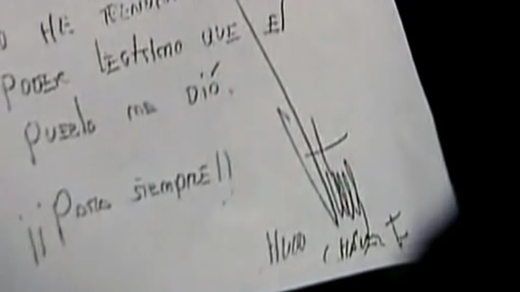 Podpis Huga Cháveze