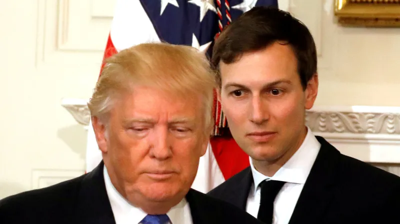 Donald Trump a Jared Kushner