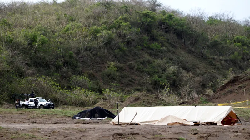 Masový hrob v Mexiku