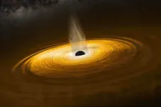 Astronomové objevili putující černou díru
