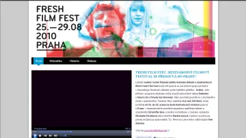 Web ČT Fresh Film Fest 2010