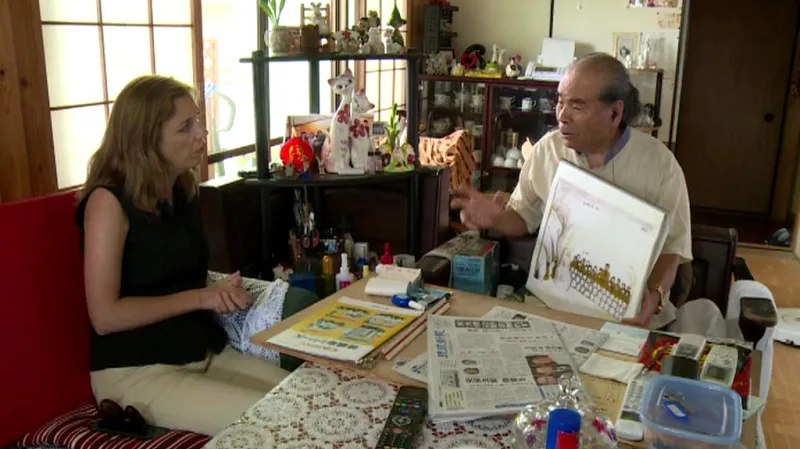 Zpravodajka ČT a Jasunobu Óširo