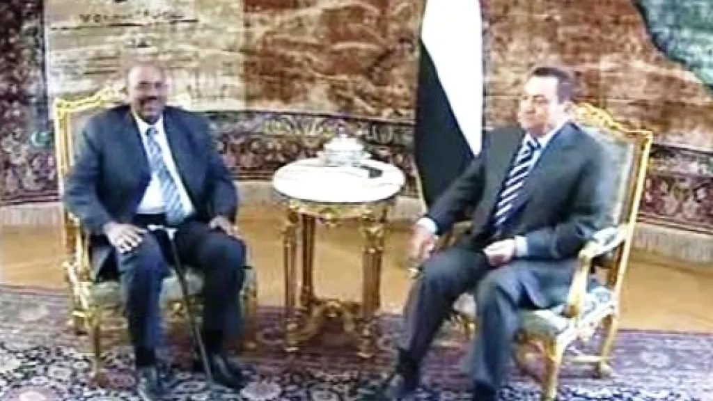 Umar Hasan Ahmad Bašír a Husní Mubarak
