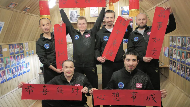 Fotografie z mise Mars-500