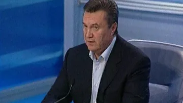 Lídr ukrajinské proruské opozice Viktor Janukovyč