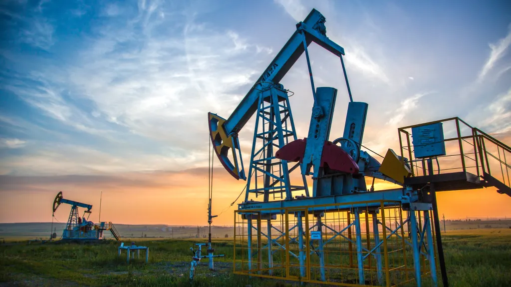 Těžba ropy v ruském Tatarstánu