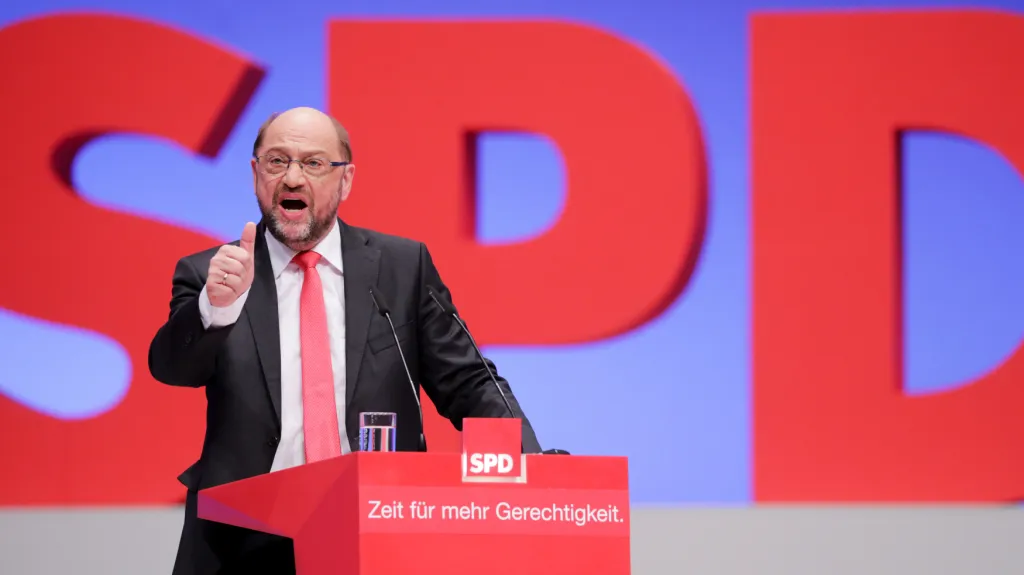 Předseda SPD Martin Schulz