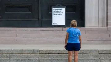 Národní galerie ve Washingtonu uzavřená kvůli shutdownu federálních úřadů (7. října 2025)
