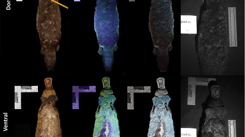 Světélkování ptakopysků