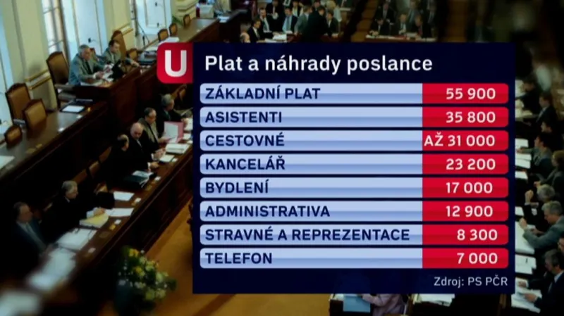 Plat a náhrady poslance