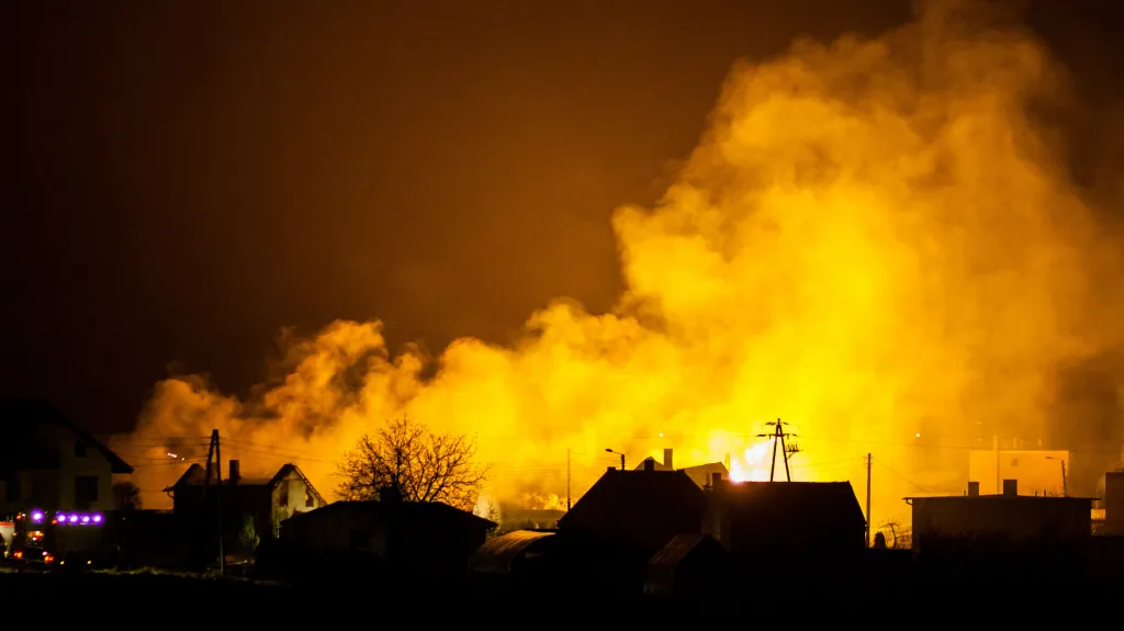Výbuch plynu v Polsku