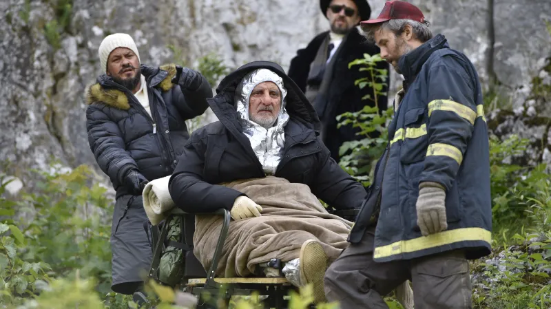 Natáčení filmu Lidi krve v Moravském krasu