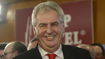 Vítěz prezidentských voleb Miloš Zeman