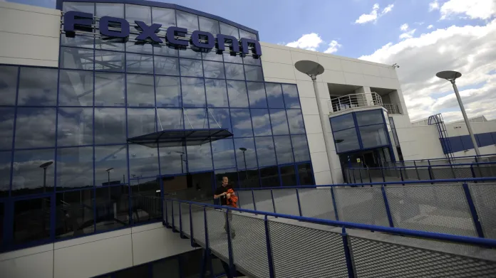 Sídlo výrobního závodu Foxconn v Kutné Hoře