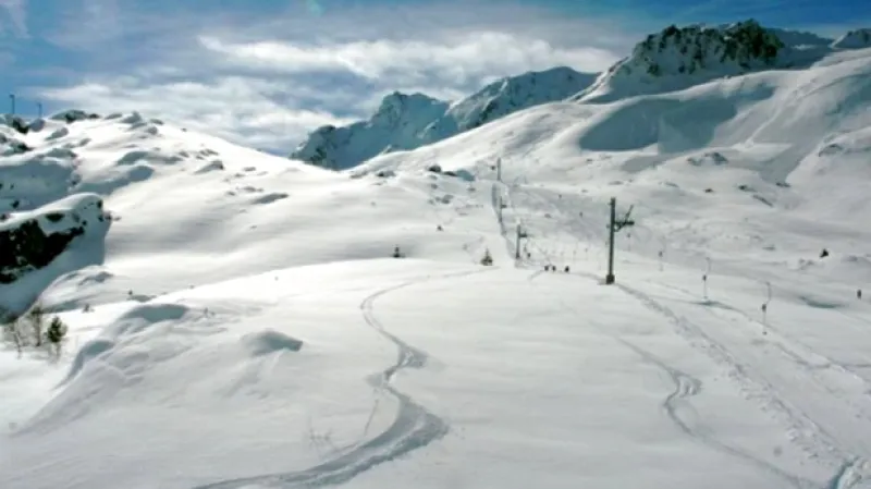 Lyžařský areál Les Sybelles