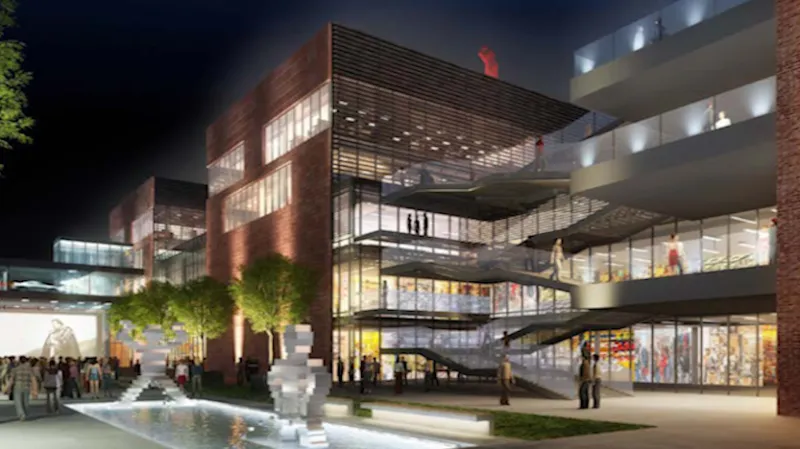 Vizualizace nového centra