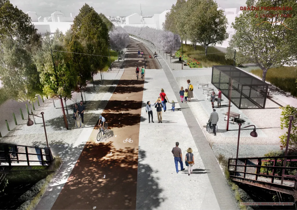 Nová „promenáda“ mezi Vršovicemi a Zahradním městem začne fungovat v roce 2024
