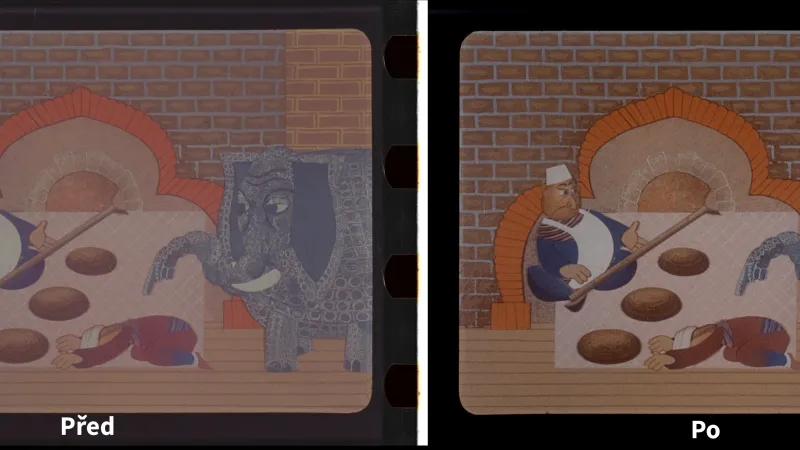 Před a po: restaurované Pohádky tisíce a jedné noci