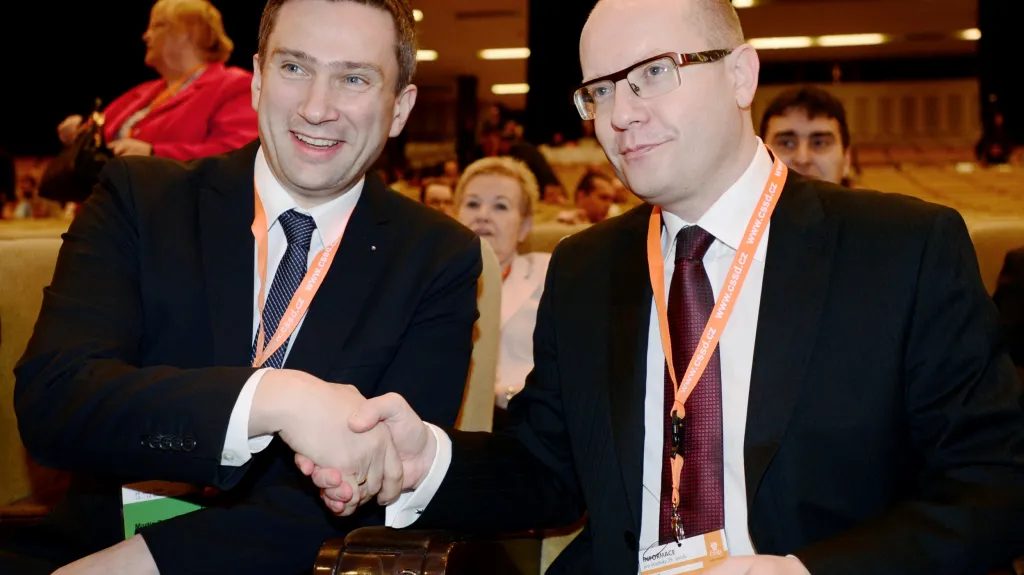 Martin Dulig s Bohuslavem Sobotkou