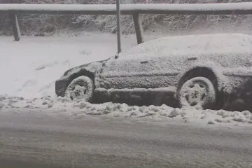Vydatný déšť a sněžení zkomplikovaly dopravu. Meteorologové varují před povodněmi