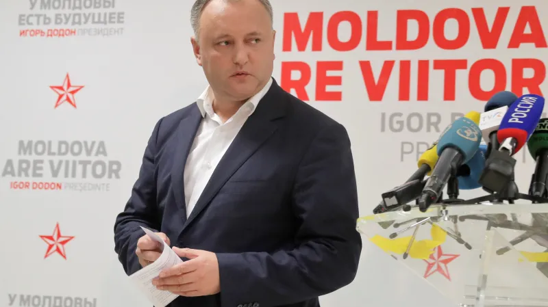 Nově zvolený moldavský prezident Igor Dodon