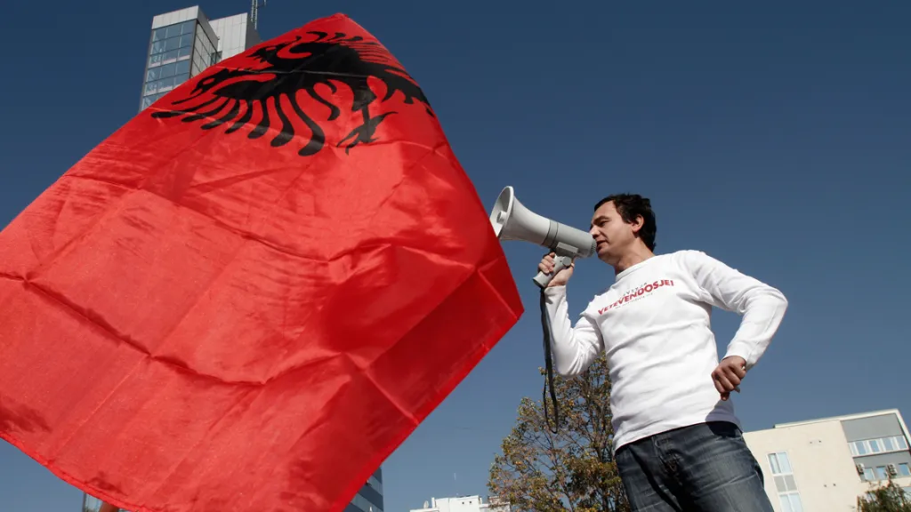 Demonstrace kosovských nacionalistů