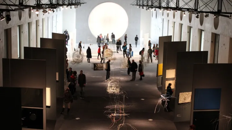 Výstava Karel Malich / pohled do expozice