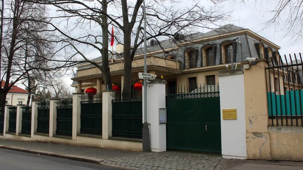 Budova velvyslanectví Čínské lidové republiky v Praze