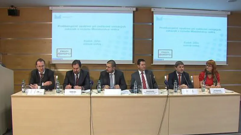 TK ministerstva vnitra o zadávání veřejných zakázek