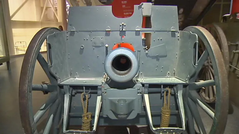 Exponáty kansaského muzea první světové války