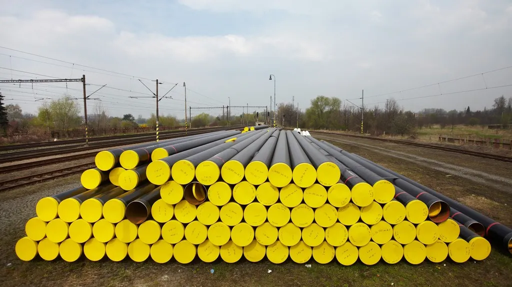 Výstavba plynovodu Net4Gas Třanovice - Český Těšín