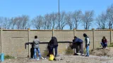 Tábořiště uprchlíků v Calais