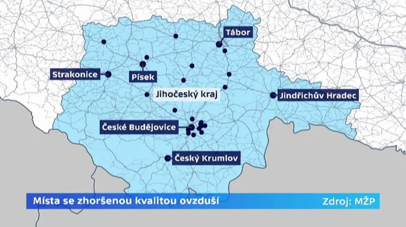 Zhoršená kvalita ovzduší
