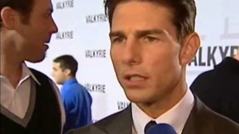 Hvězda filmu Valkýra při jeho premiéře