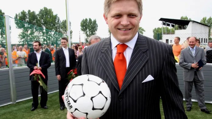 Slovenský premiér je fotbalovým nadšencem