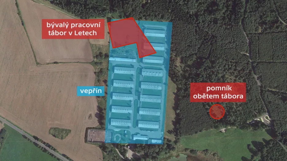 Vepřín v Letech