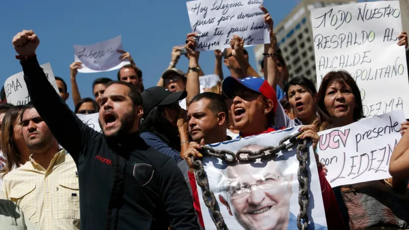 Protesty ve Venezuele