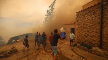 Požár ve španělské provincii Zaragoza