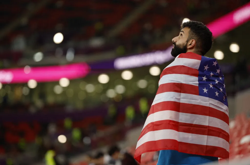 Fanoušci na letošním mistrovství světa ve fotbale v Kataru