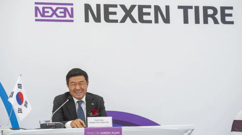 Výkonný ředitel Nexen Tire Travis Kang