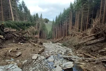 Velké bahnotoky a mury mohou vznikat i v Česku, varují výzkumníci