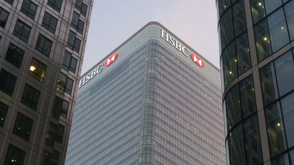 Ústředí banky HSBC v Londýně