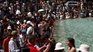 Davy turistů v Itálii