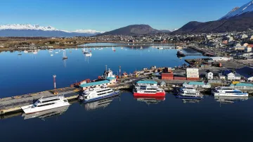 Jihoargentinské město Ushuaia, kde pobýval nizozemský pár před nástupem na palubu lodi Hondius