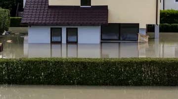 Zaplavená část Bratislavy