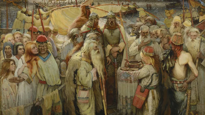 Georgij Konstantinovič Guk-Kravčenko / Příchod Varjagů do Kyjeva