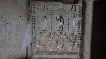 Egyptologové odkryli faraonovu hrobku v Sakkáře