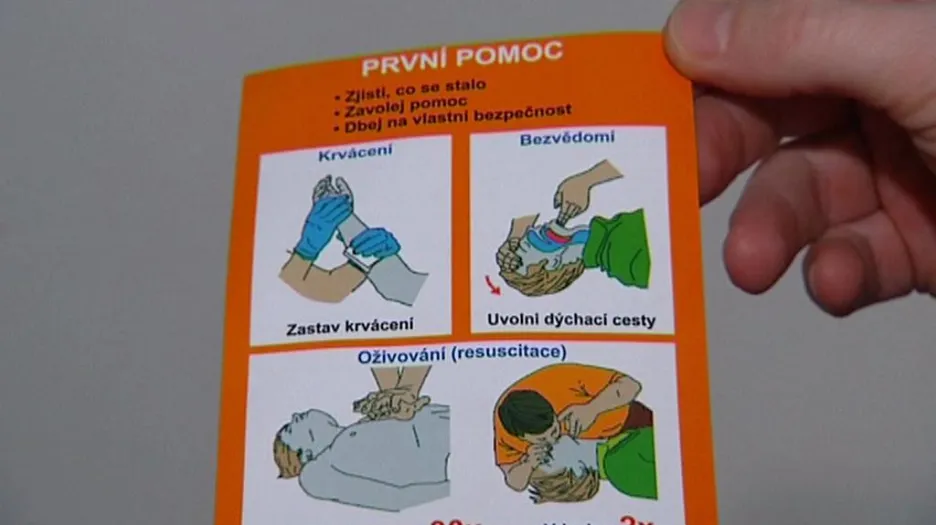 Leták s první pomocí